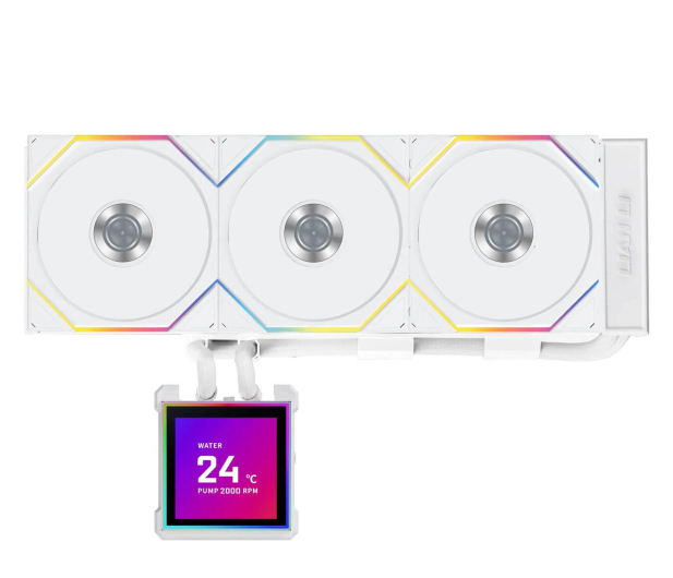 Lian Li HydroShift II LCD-S 360TL RGB LCD White 3x120mm - 1486804 - zdjęcie